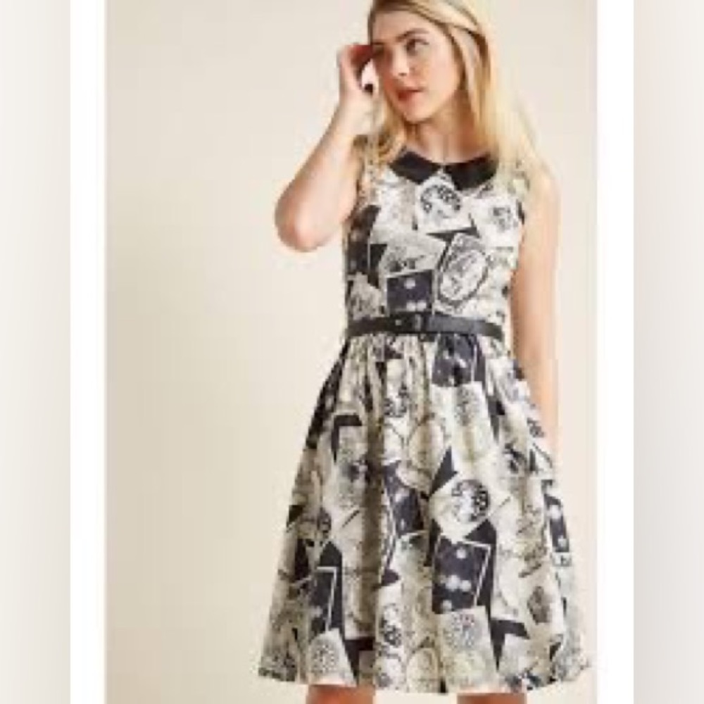 XS ModCloth Whimsy Without End Tarot Card dress